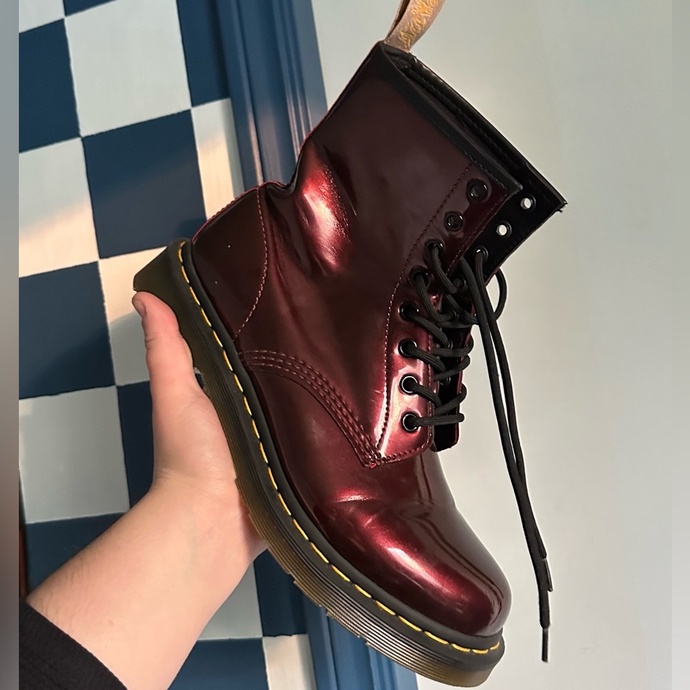 Dr. Martens 1460 Vegan Chrome Boots